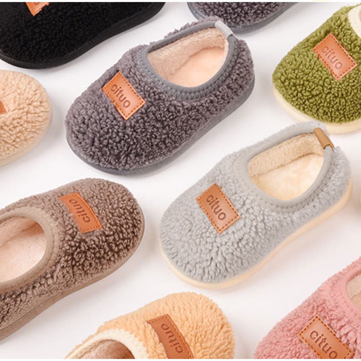 キッズ用ルームシューズ もこもこ ykcituo20[品番：BCYW0015392