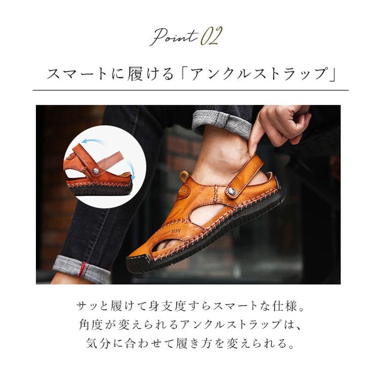 メンズサンダル レザー ykmsandal898 | BACKYARD FAMILY | 詳細画像7 