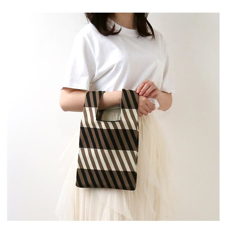 トートバッグ ニット yknitbag5125[品番：BCYW0020132]｜BACKYARD