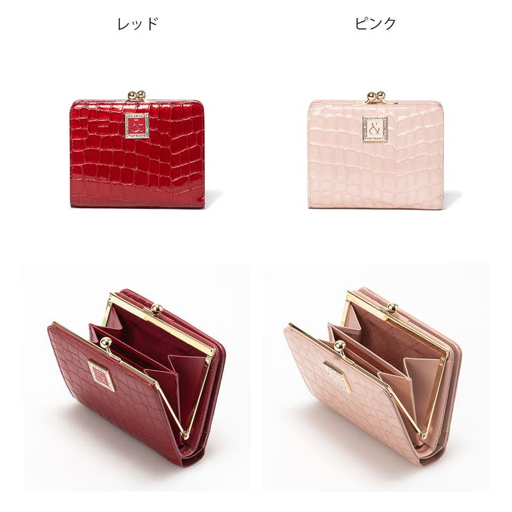 【正規販売店】PINKY&DIANNE イタリアンクロコ 口金折り財布 | BAG MANIA | 詳細画像2 