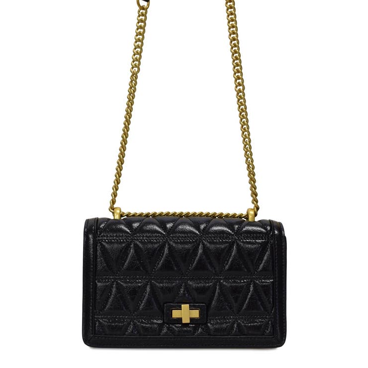 BLACK | BARCOS キルティングレザーポシェット レディース | BARCOS SHOP