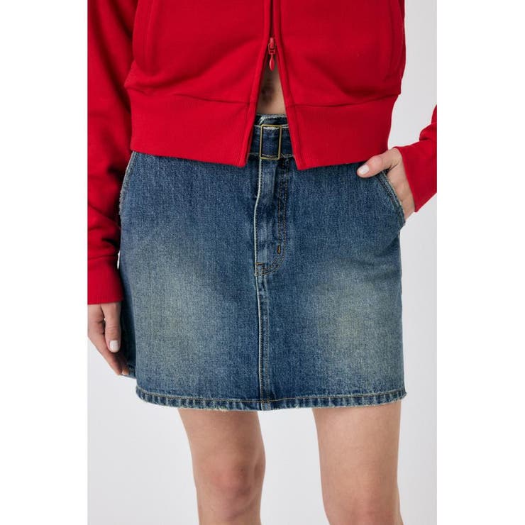 BELTED DENIM ミニスカート | MOUSSY OUTLET | 詳細画像12 