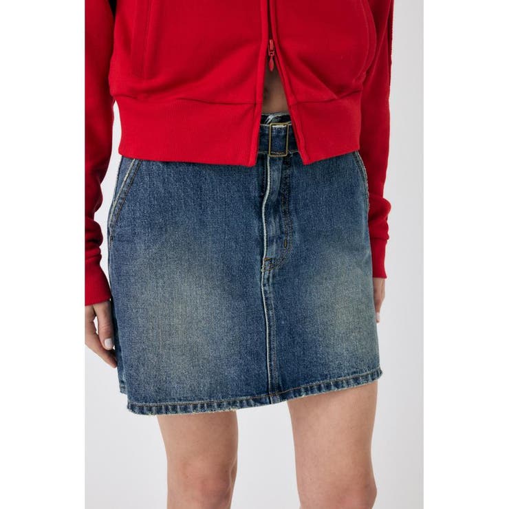 BELTED DENIM ミニスカート | MOUSSY OUTLET | 詳細画像13 