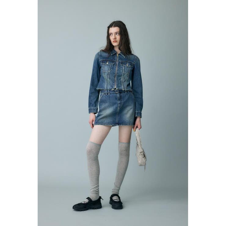 BELTED DENIM ミニスカート | MOUSSY OUTLET | 詳細画像23 