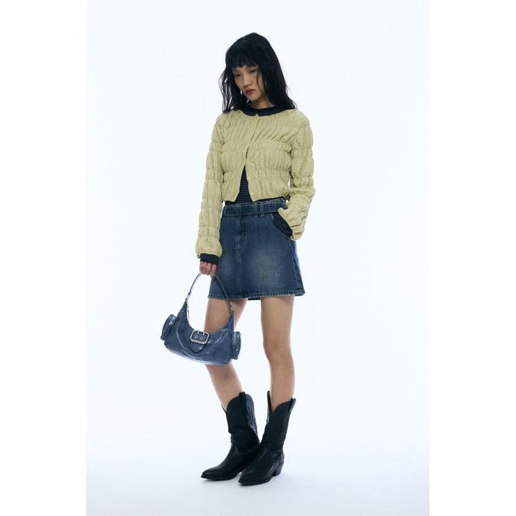 BELTED DENIM ミニスカート | MOUSSY OUTLET | 詳細画像25 