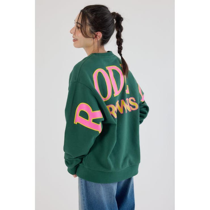 カラーアウトラインロゴスウェット | RODEO CROWNS WIDE BOWL | 詳細画像9 