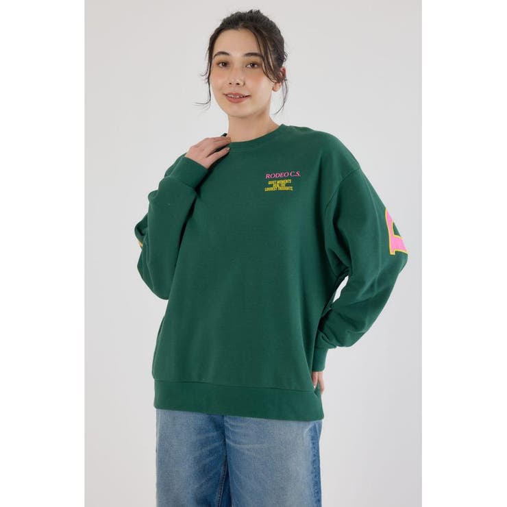 カラーアウトラインロゴスウェット | RODEO CROWNS WIDE BOWL | 詳細画像10 