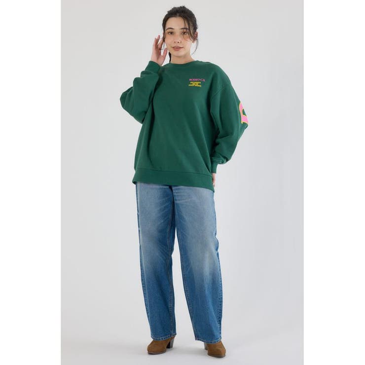 カラーアウトラインロゴスウェット | RODEO CROWNS WIDE BOWL | 詳細画像12 