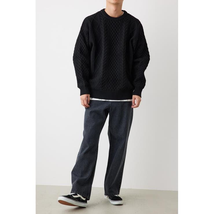 A-LIGHT KNIT ケーブルトップス | RODEO CROWNS WIDE BOWL | 詳細画像14 