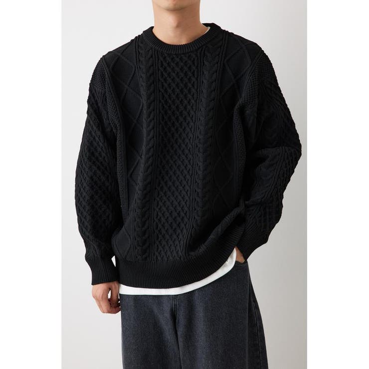 A-LIGHT KNIT ケーブルトップス | RODEO CROWNS WIDE BOWL | 詳細画像15 