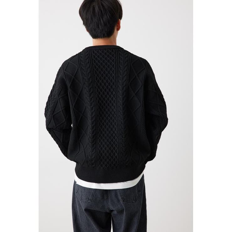 A-LIGHT KNIT ケーブルトップス | RODEO CROWNS WIDE BOWL | 詳細画像18 