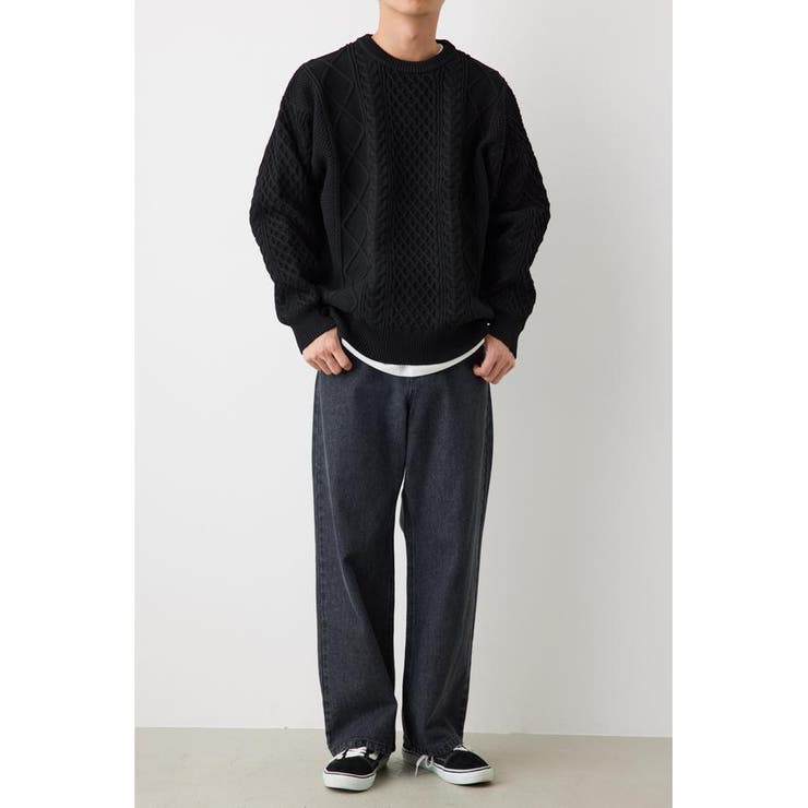 A-LIGHT KNIT ケーブルトップス | RODEO CROWNS WIDE BOWL | 詳細画像13 