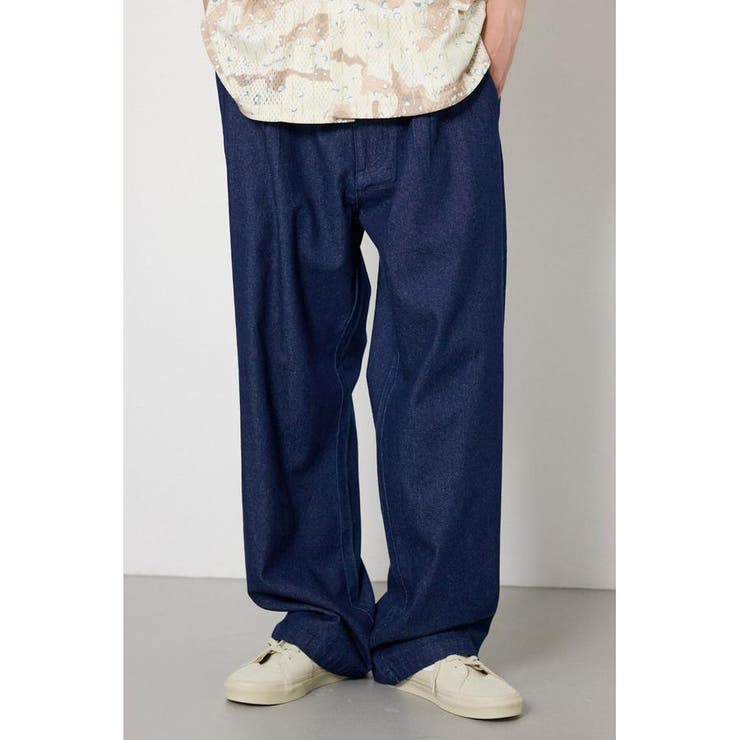 NVY | Coolist Denim ワイドパンツ | RODEO CROWNS WIDE BOWL