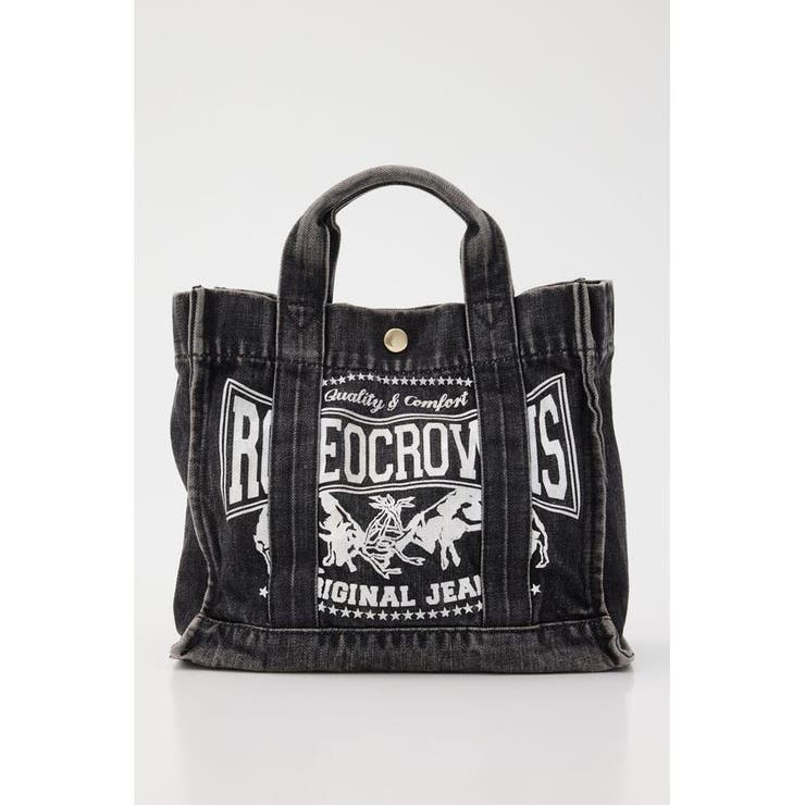 BLK | DENIMスクエア2WAYトート | RODEO CROWNS WIDE BOWL