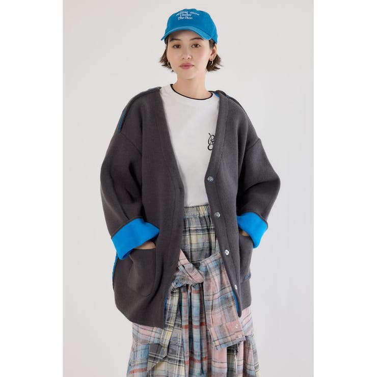 C.GRY | ダブルフェイスニットジャケット | RODEO CROWNS WIDE BOWL