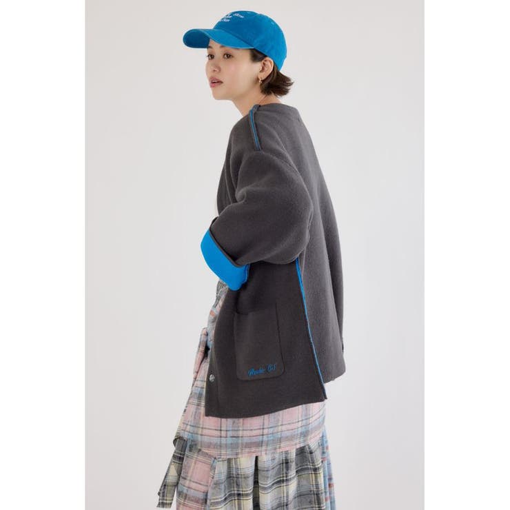 ダブルフェイスニットジャケット | RODEO CROWNS WIDE BOWL | 詳細画像7 