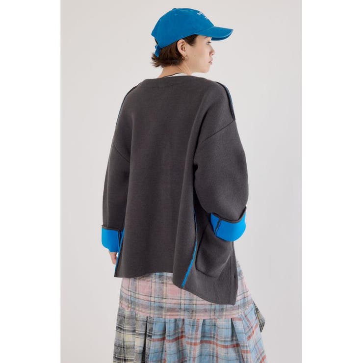 ダブルフェイスニットジャケット | RODEO CROWNS WIDE BOWL | 詳細画像8 