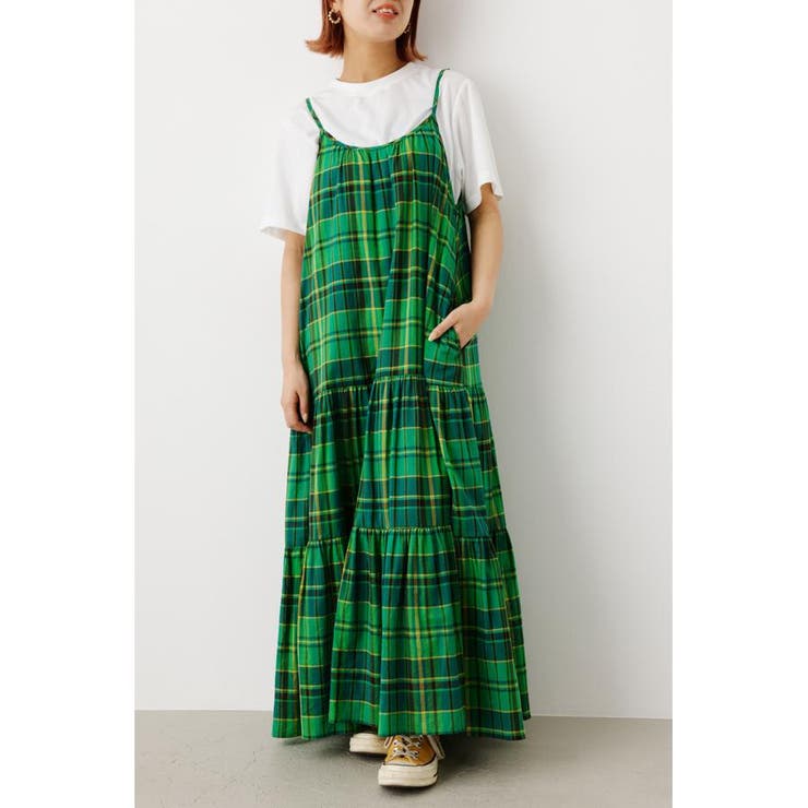 シャツセットチェックキャミop シャツセットチェックキャミop - メルカリ