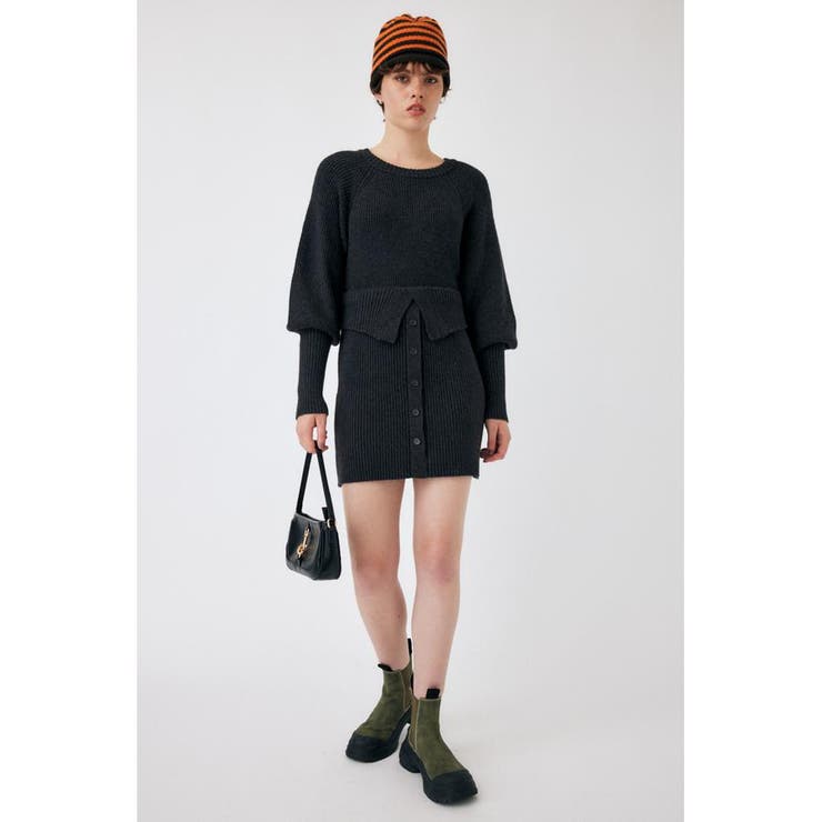 PUFF SHOULDER MINI ドレス | MOUSSY OUTLET | 詳細画像24 