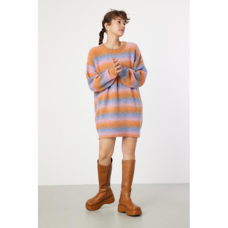 グラデーションニットワンピース | RODEO CROWNS WIDE BOWL | 詳細画像10 