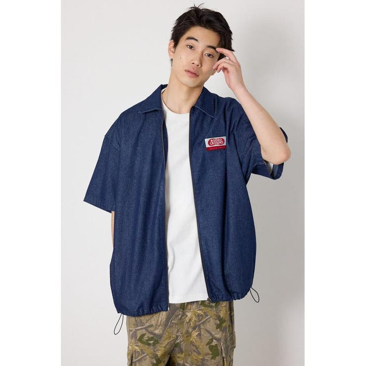 Coolist Denim ZIPシャツ | RODEO CROWNS WIDE BOWL | 詳細画像8 