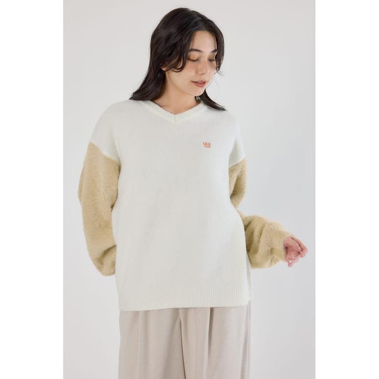 アームシャギーニットトップス | RODEO CROWNS WIDE BOWL | 詳細画像2 