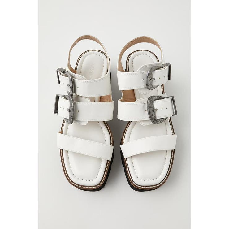 DOUBLE BUCKLE サンダル[品番：BJLW0020177]｜MOUSSY OUTLET（マウジー