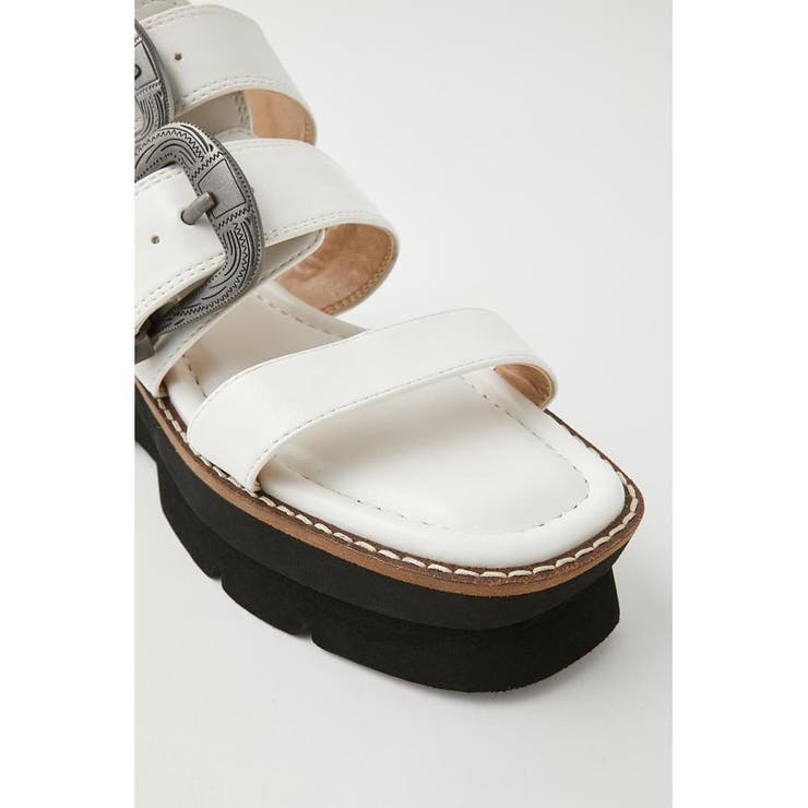 【MOUSSY】DOUBLE BUCKLEサンダル DOUBLE BUCKLE サンダル[品番：BJLW0020177]｜MOUSSY OUTLET（マウジー
