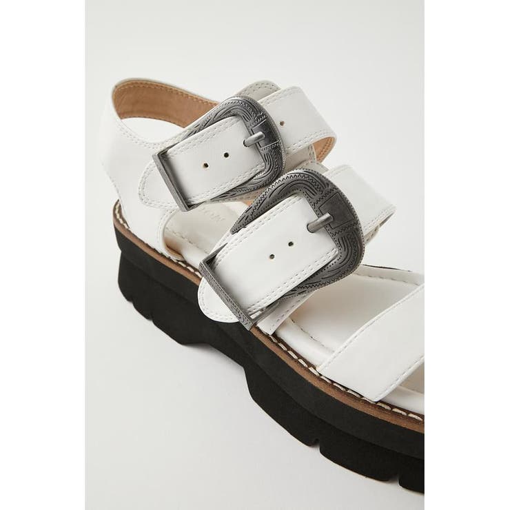 【MOUSSY】DOUBLE BUCKLEサンダル DOUBLE BUCKLE サンダル[品番：BJLW0020177]｜MOUSSY OUTLET（マウジー