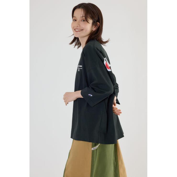 Champion Vネック7分袖トップス | RODEO CROWNS WIDE BOWL | 詳細画像11 