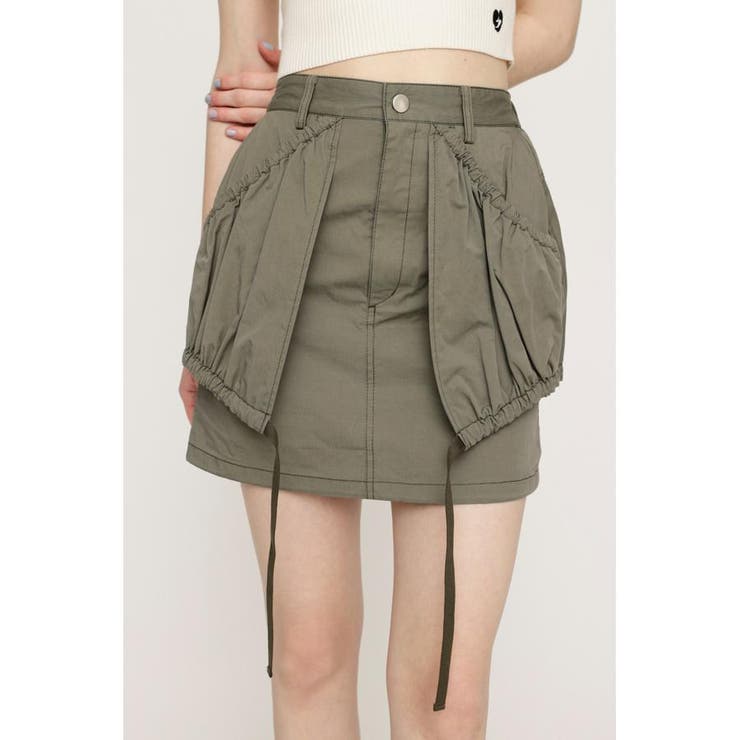 KHA | SHIRRING PK ショートスカート | SLY OUTLET