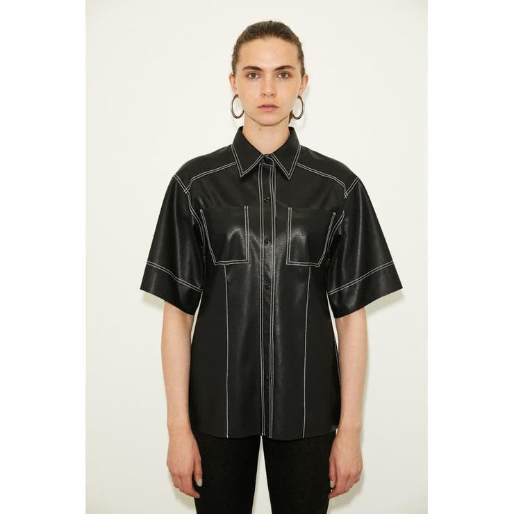 VEGAN LEATHER シャツ[品番：BJLW0020217]｜SLY OUTLET（スライ