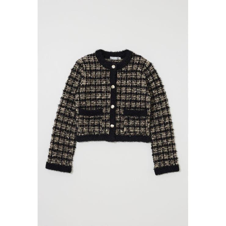 COMPACT KNIT TWEED ジャケット | MOUSSY OUTLET | 詳細画像18 
