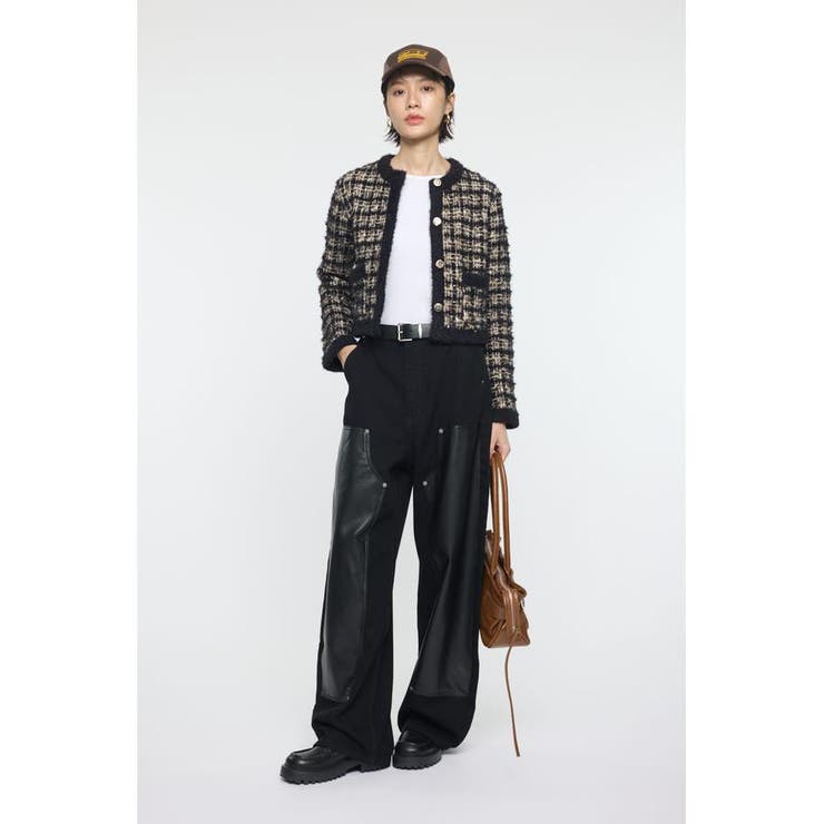 COMPACT KNIT TWEED ジャケット | MOUSSY OUTLET | 詳細画像7 