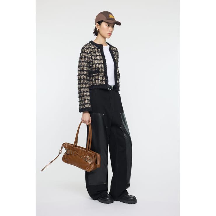 COMPACT KNIT TWEED ジャケット | MOUSSY OUTLET | 詳細画像8 