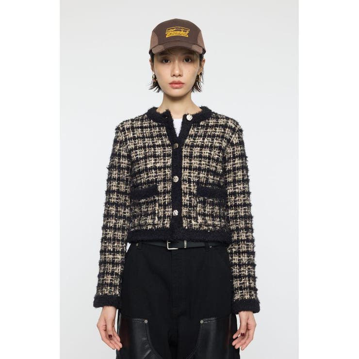 COMPACT KNIT TWEED ジャケット | MOUSSY OUTLET | 詳細画像10 