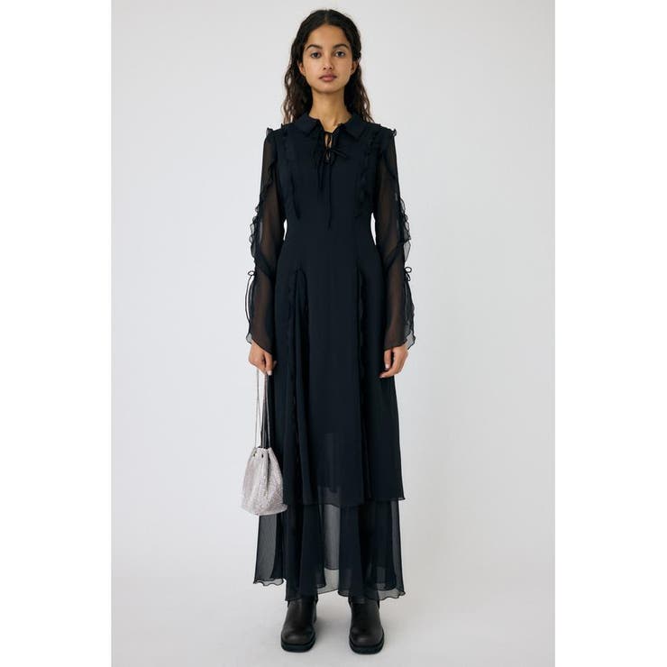 CHIFFON MELLOW マキシドレス | MOUSSY OUTLET | 詳細画像7 