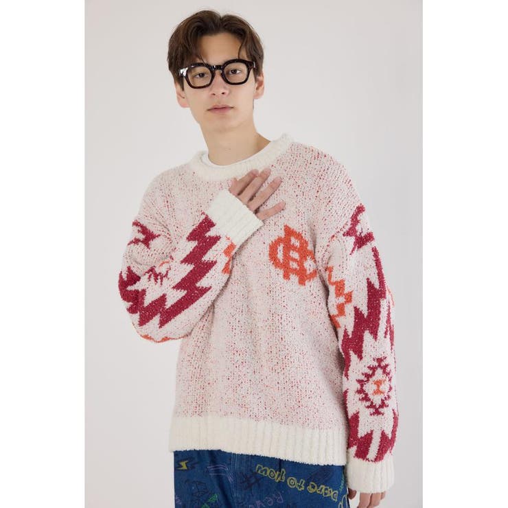 オルテガジャカードニット | RODEO CROWNS WIDE BOWL | 詳細画像3 