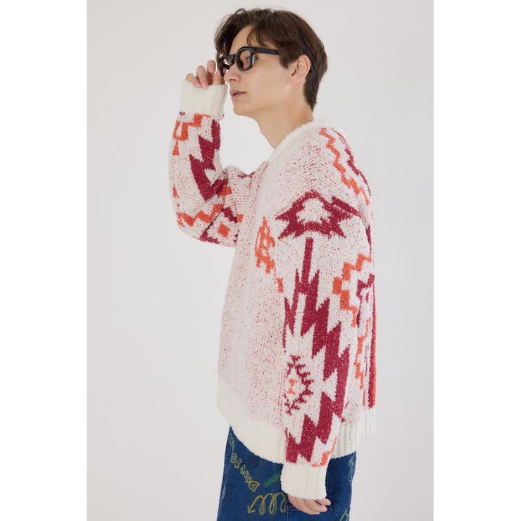 オルテガジャカードニット | RODEO CROWNS WIDE BOWL | 詳細画像4 