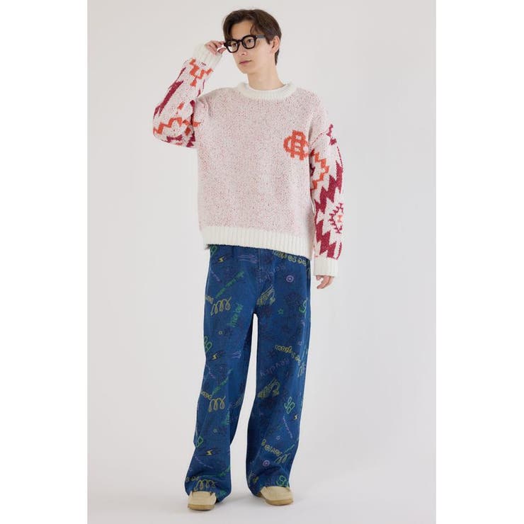 オルテガジャカードニット | RODEO CROWNS WIDE BOWL | 詳細画像8 