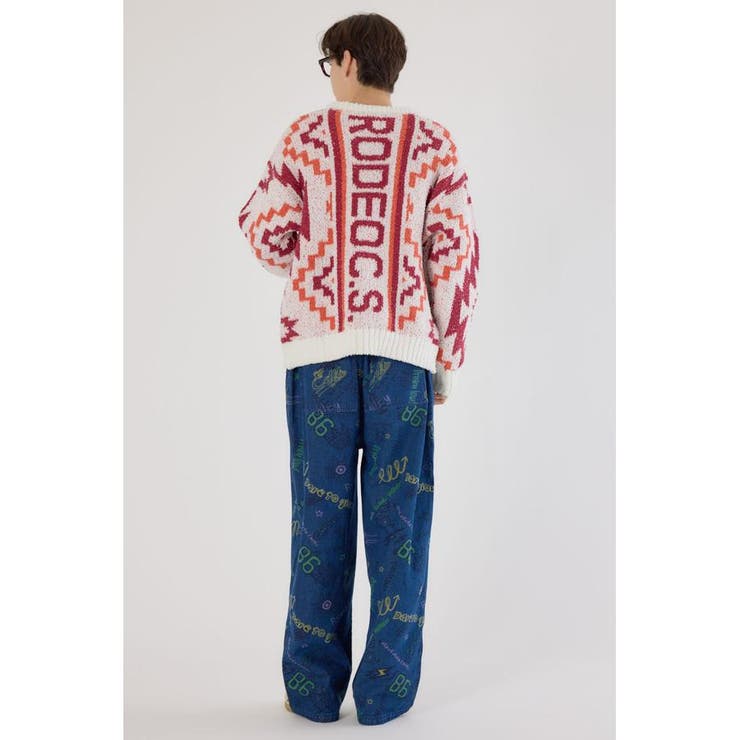 オルテガジャカードニット | RODEO CROWNS WIDE BOWL | 詳細画像9 