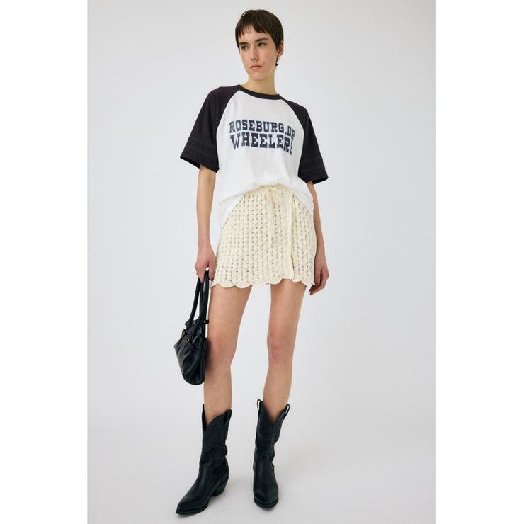 WHEELERS ラグラン TEE | MOUSSY OUTLET | 詳細画像1 
