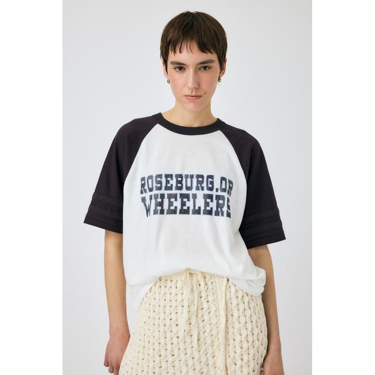 O/WHT1 | WHEELERS ラグラン TEE | MOUSSY OUTLET