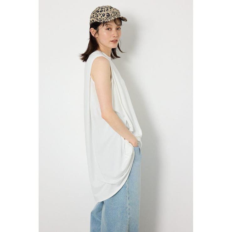 O/WHT1 | T/Fノースリーブチュニック | RODEO CROWNS WIDE BOWL