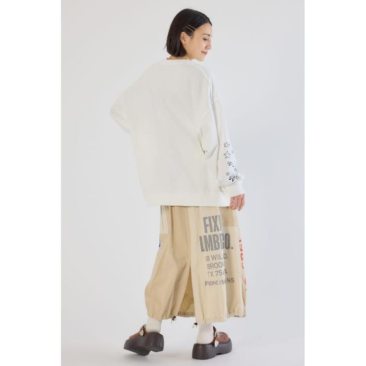 加工アウトシームスウェットトップス | RODEO CROWNS WIDE BOWL | 詳細画像5 