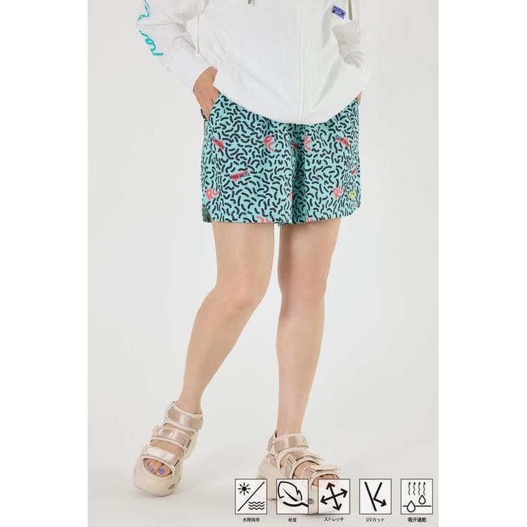 柄MINT5 | (OP)ラッシュガード ショートパンツ | RODEO CROWNS WIDE BOWL