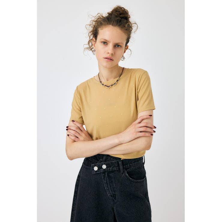 RHINESTONE SHEER Tシャツ | MOUSSY OUTLET | 詳細画像16 