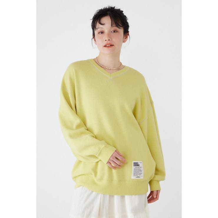 スウェットライク2wayネックニットトップス | RODEO CROWNS WIDE BOWL | 詳細画像6 