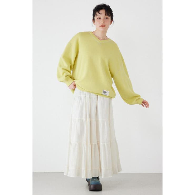 スウェットライク2wayネックニットトップス | RODEO CROWNS WIDE BOWL | 詳細画像10 