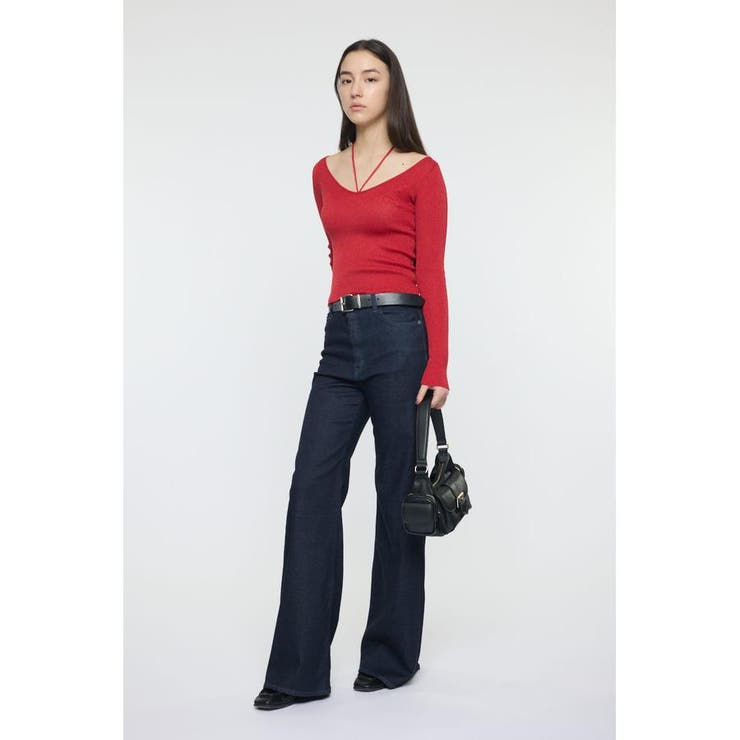 GLITTER TIE KNIT トップス | MOUSSY OUTLET | 詳細画像2 